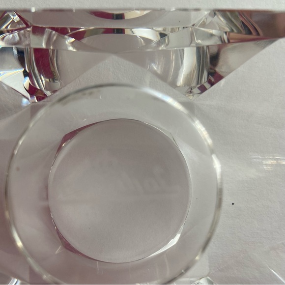 RosenThal crystal votive candle holder. Preowned no chips or cracks. 5” x 2” - Picture 3 of 6